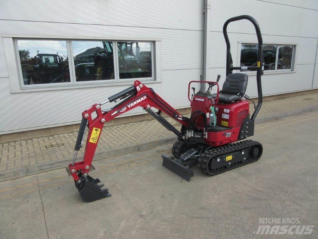 Yanmar SV08 Pásové rýpadlá