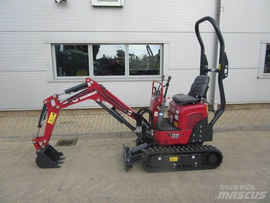 Yanmar SV08 Pásové rýpadlá