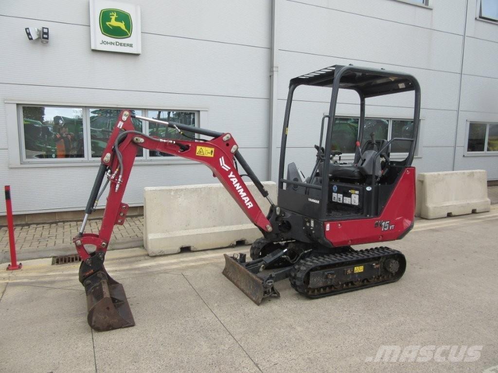 Yanmar SV15VT Pásové rýpadlá