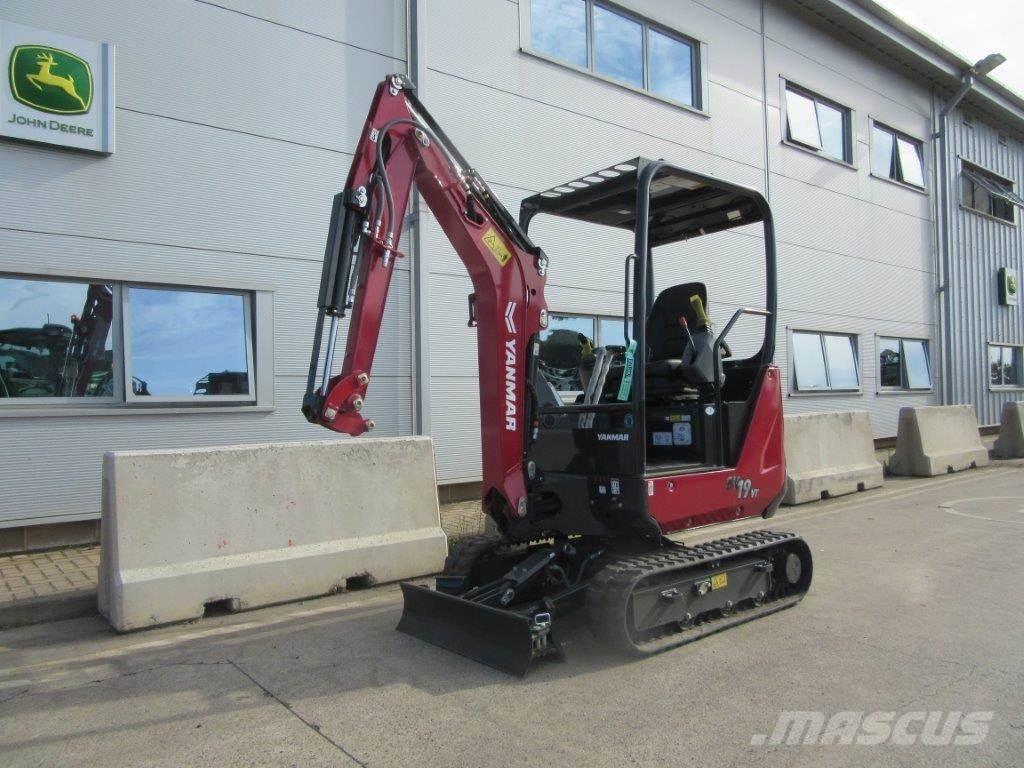 Yanmar SV19VT Pásové rýpadlá