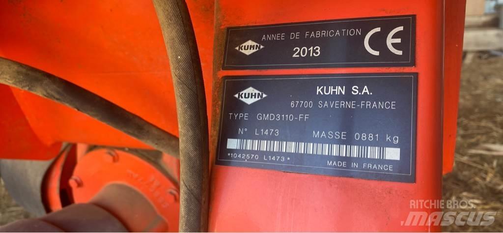 Kuhn GMD3110 FF Žacie stroje