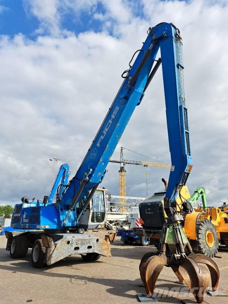 Fuchs MHL350E + Polyp Stroje pre manipuláciu s odpadom