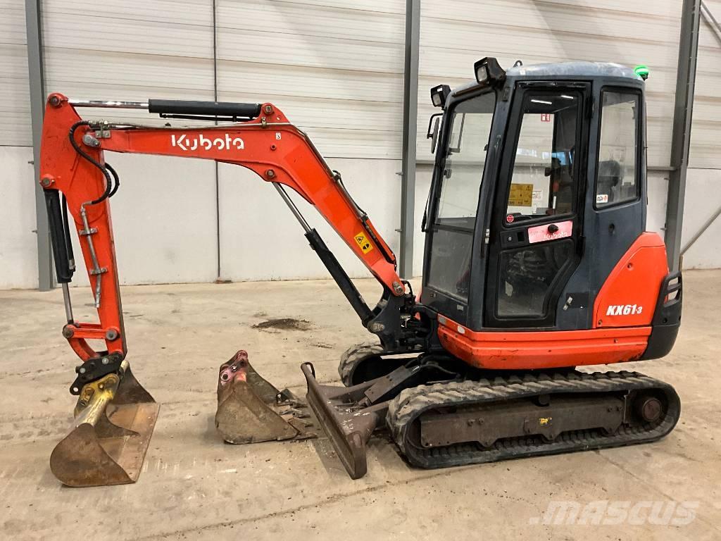 Kubota KX 61-3 Mini rýpadlá < 7t