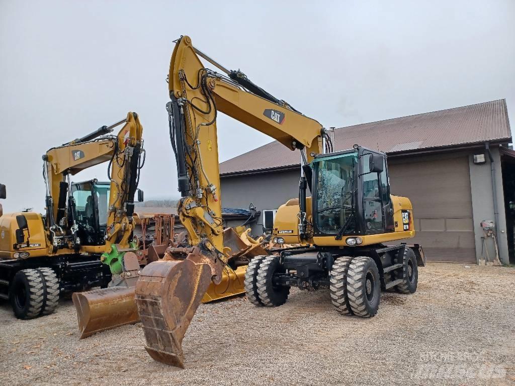 CAT 313 D Kolesové rýpadlá