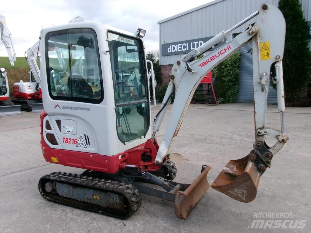Takeuchi TB 216 Mini rýpadlá < 7t