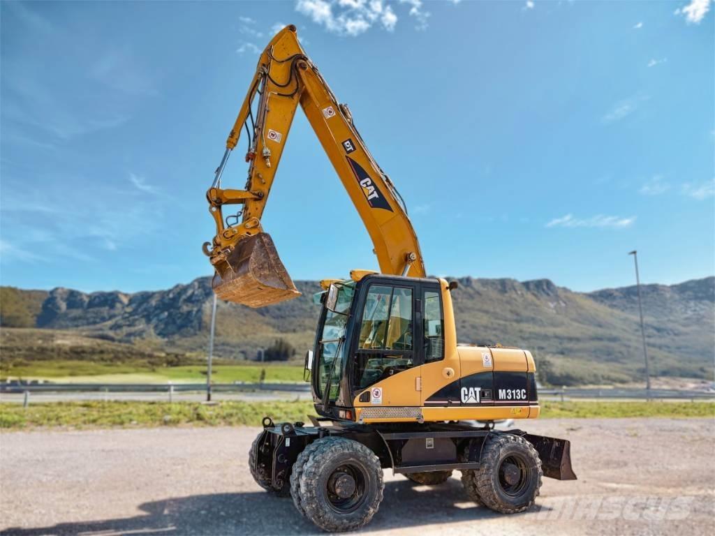 CAT M 313 C Kolesové rýpadlá
