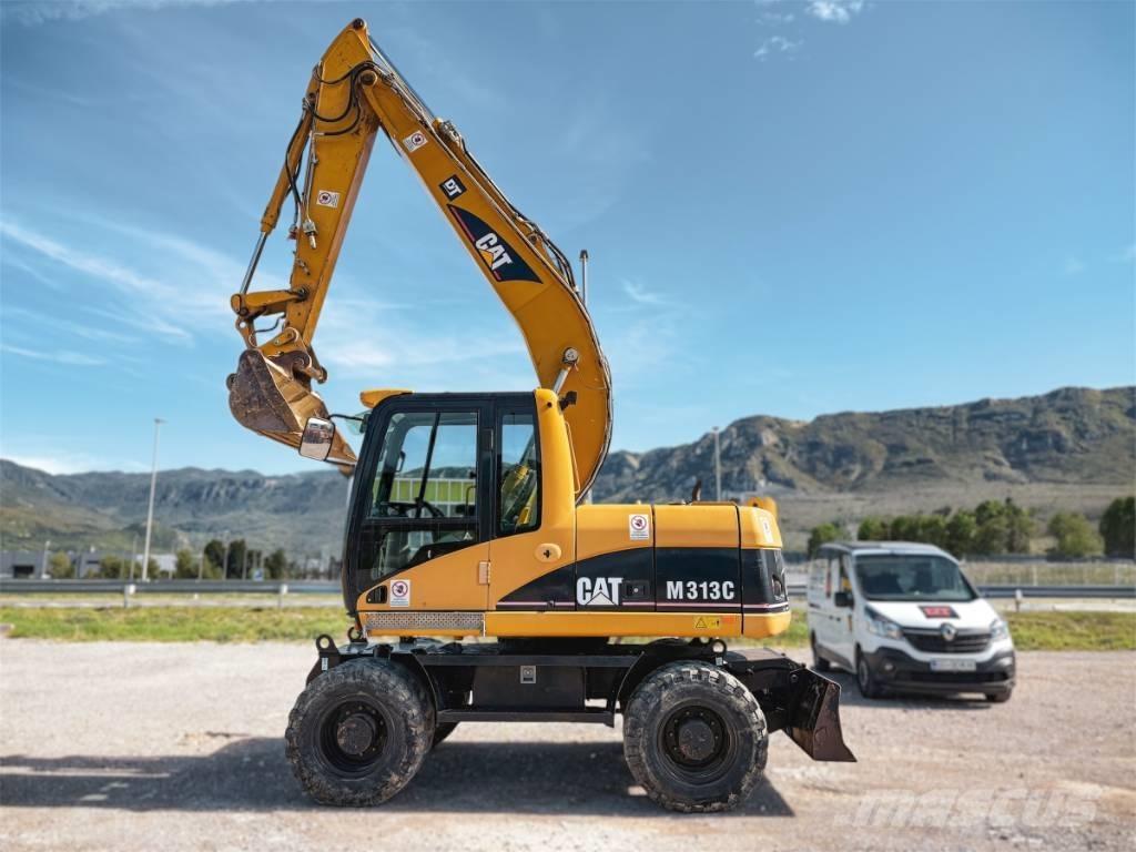 CAT M 313 C Kolesové rýpadlá