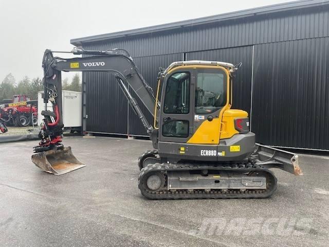 Volvo ECR 88 D Midi rýpadlá 7 t - 12 t