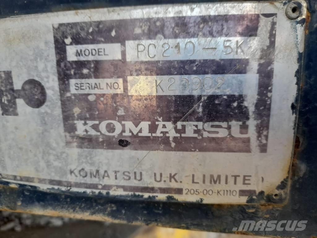 Komatsu PC 210-5 Pásové rýpadlá
