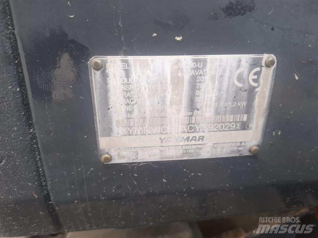 Yanmar Vio 80 U Midi rýpadlá 7 t - 12 t