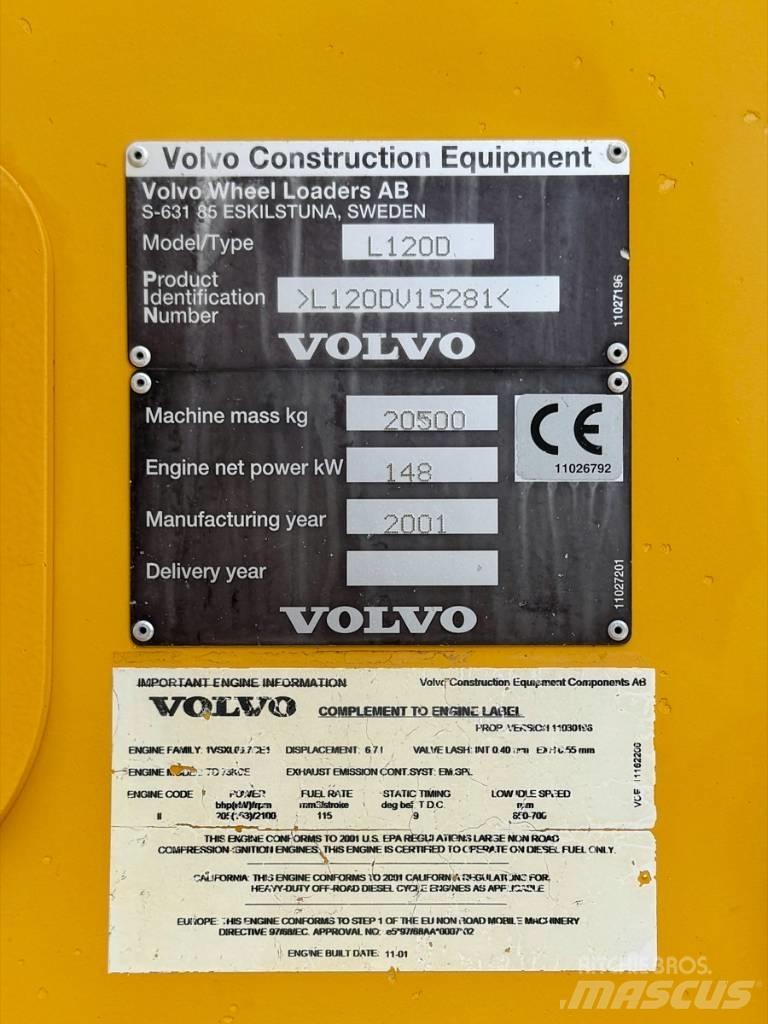 Volvo L 120 D Kolesové nakladače