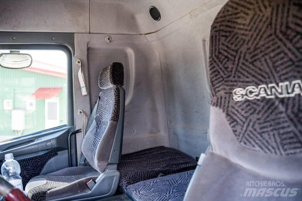 Scania R 144 GB Hákový nosič kontajnerov