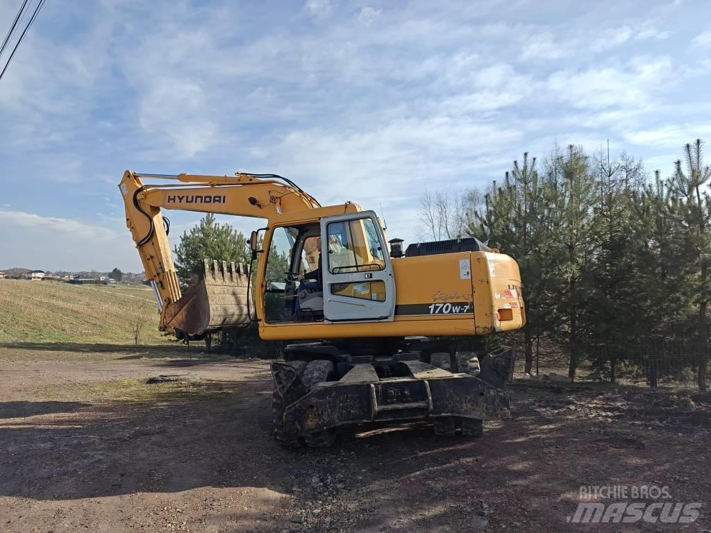 Hyundai 170W-7 Kolesové rýpadlá