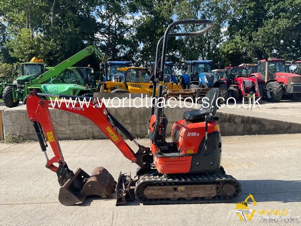 Kubota U 10-3 Mini rýpadlá < 7t