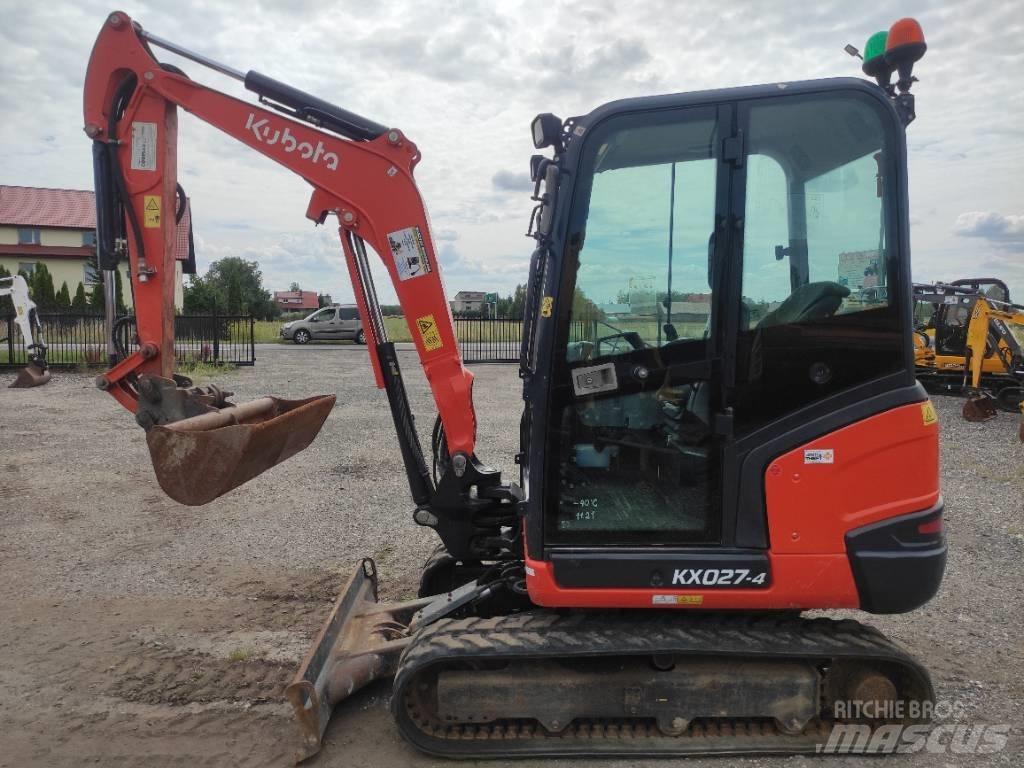 Kubota KX 027-4 Mini rýpadlá < 7t