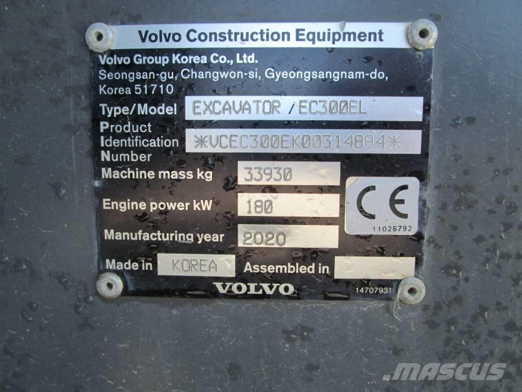 Volvo EC 300 EL Pásové rýpadlá