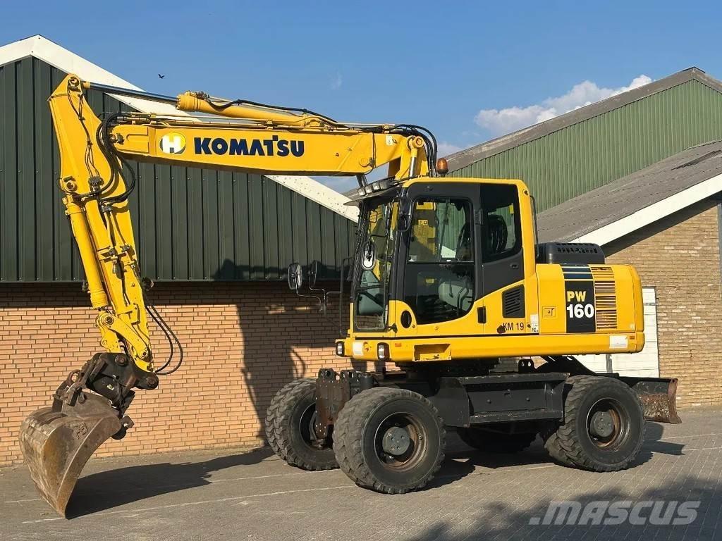Komatsu PW160-8 Kolesové rýpadlá