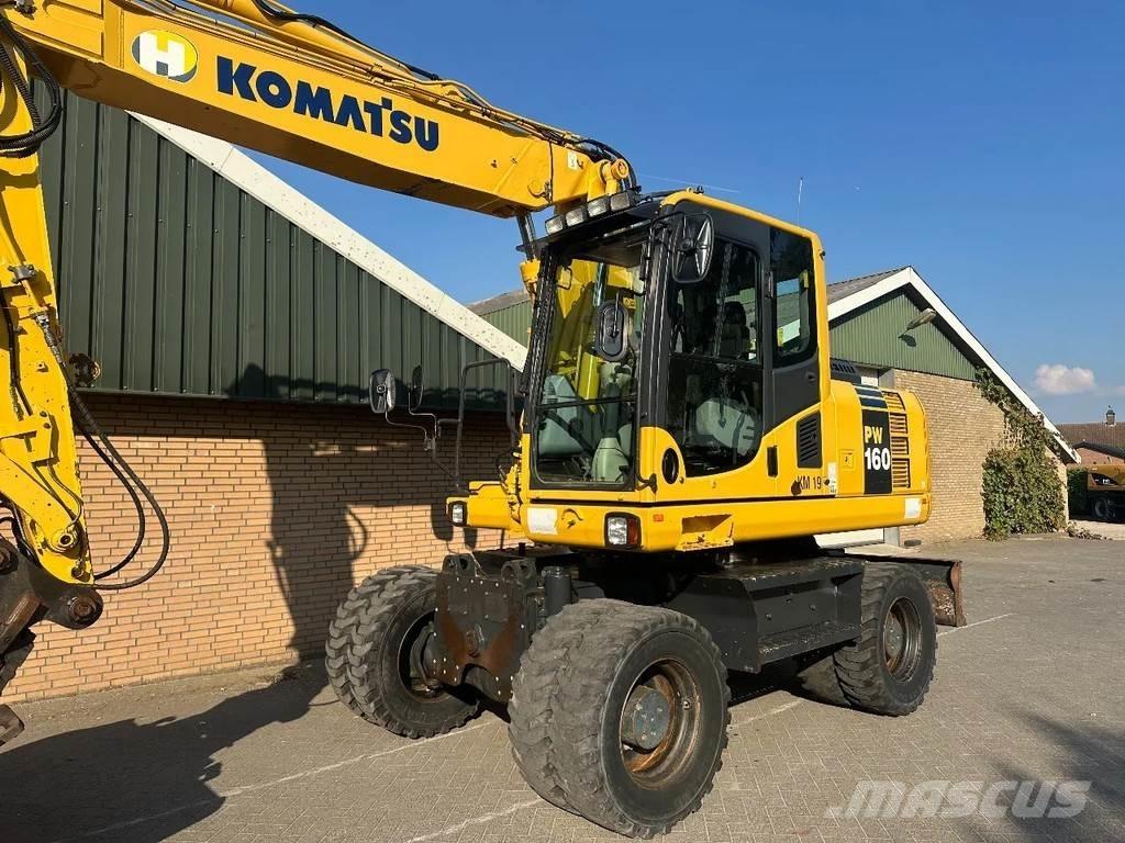 Komatsu PW160-8 Kolesové rýpadlá
