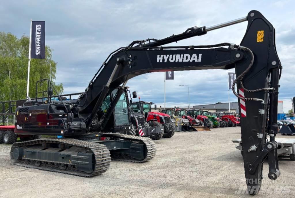 Hyundai HX 300 AL Pásové rýpadlá