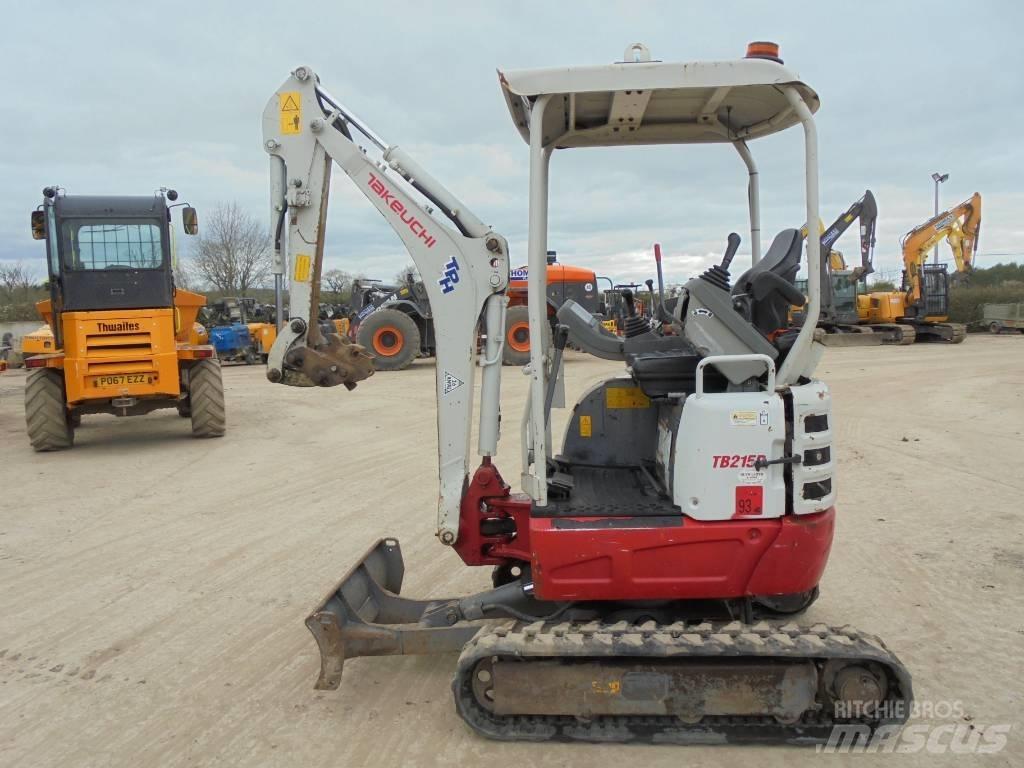 Takeuchi TB215R Mini rýpadlá < 7t