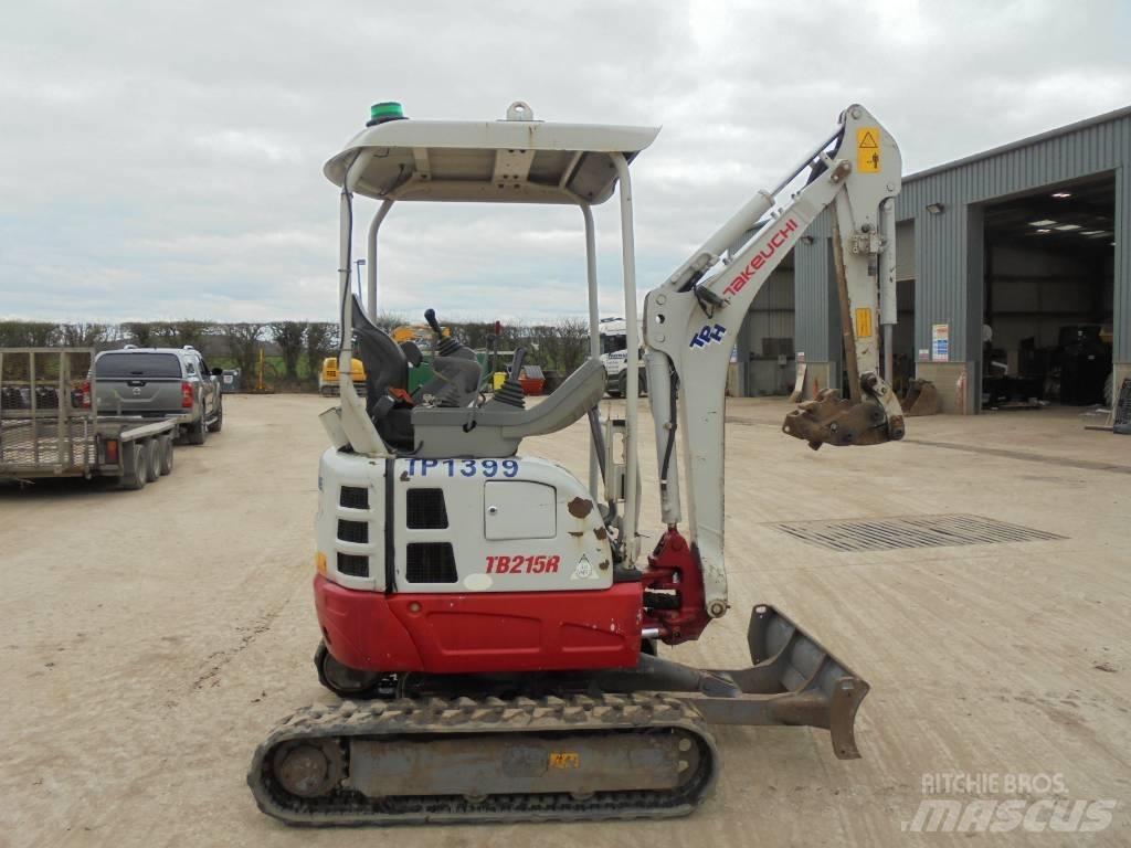 Takeuchi TB215R Mini rýpadlá < 7t