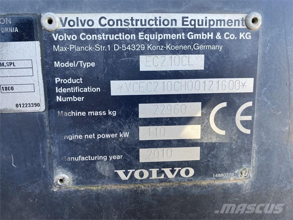 Volvo EC 210 C L Pásové rýpadlá