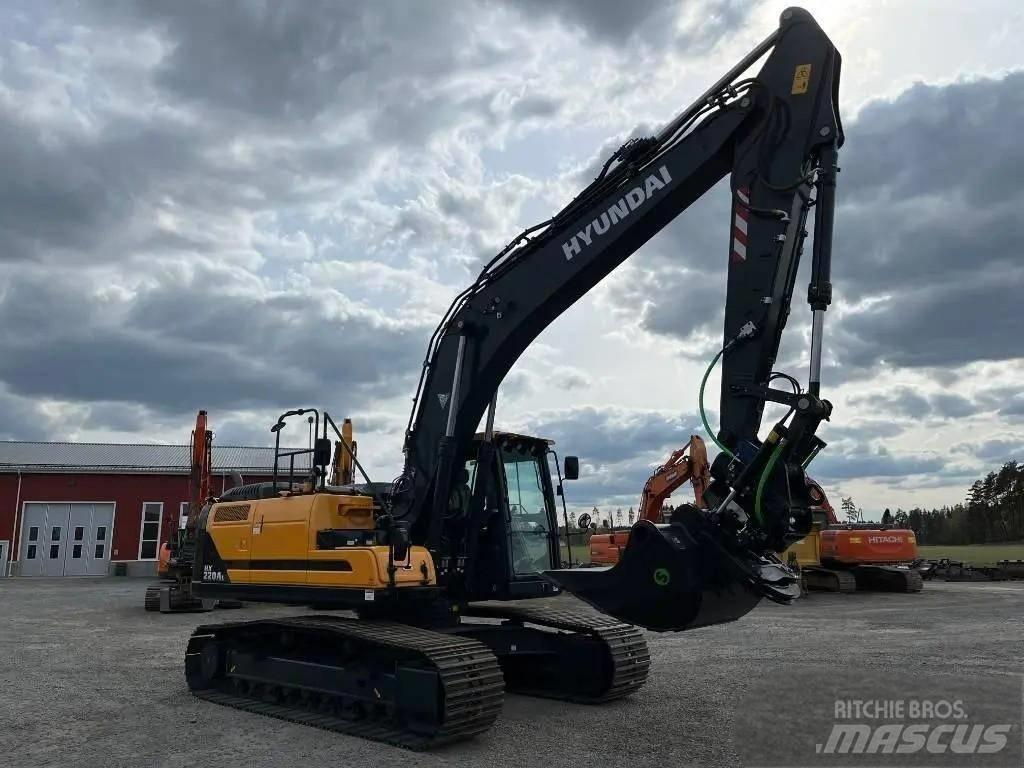 Hyundai HX 220 Pásové rýpadlá