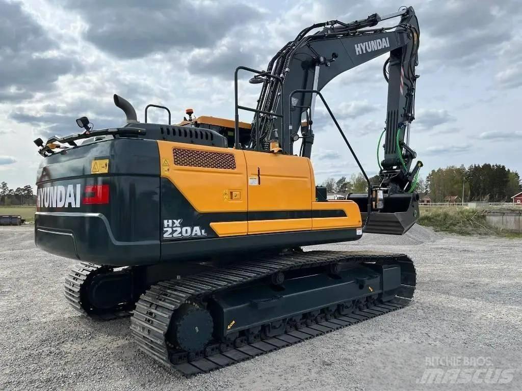 Hyundai HX 220 Pásové rýpadlá