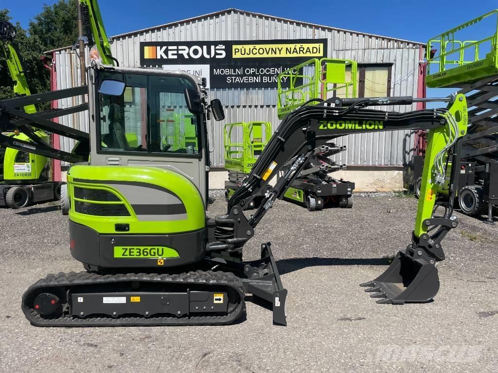 Zoomlion ZE 36 GU Pásové rýpadlá