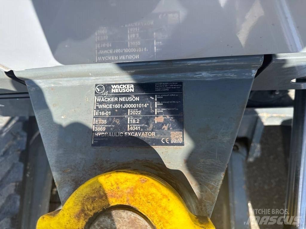 Wacker Neuson ET35 Pásové rýpadlá