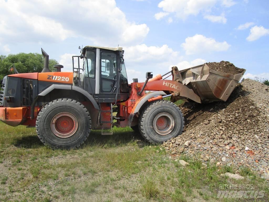 Hitachi ZW 220  Waage Kolesové nakladače