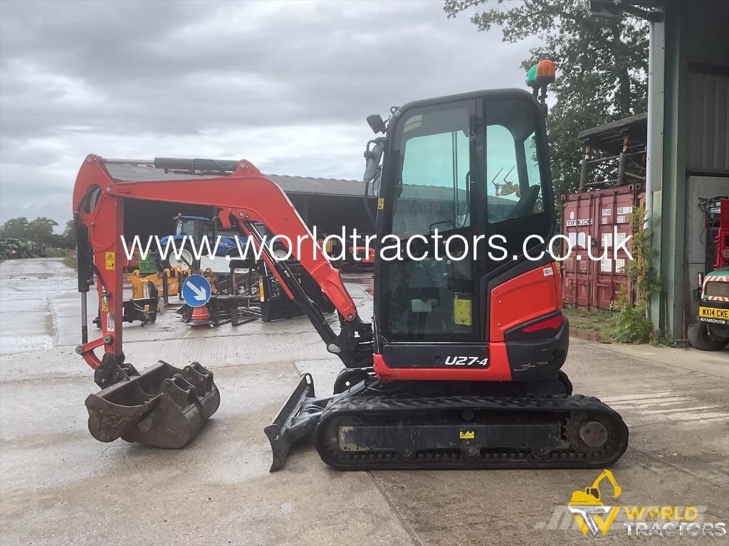 Kubota U 27-4 Mini rýpadlá < 7t