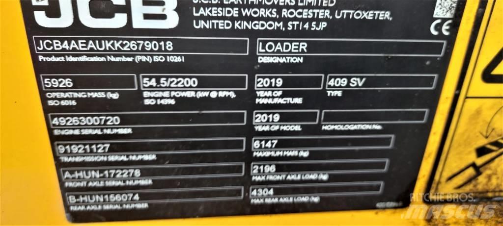 JCB 409 Kolesové nakladače