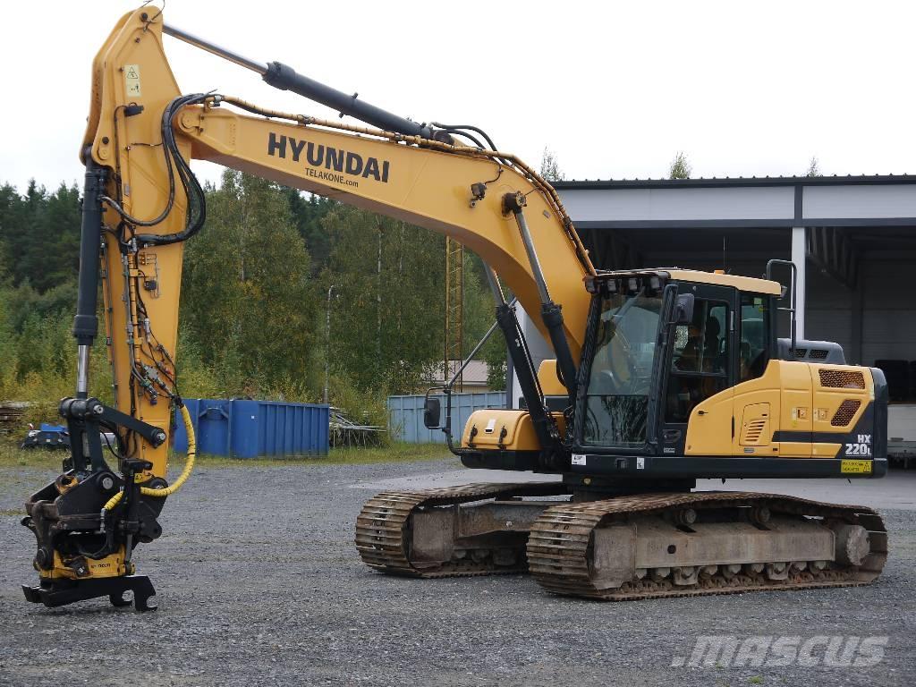 Hyundai HX 220 L Pásové rýpadlá