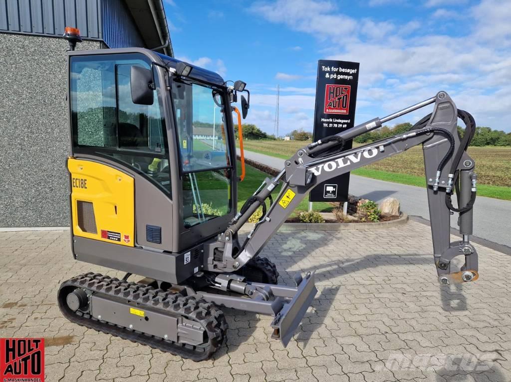 Volvo EC 18 E Mini rýpadlá < 7t