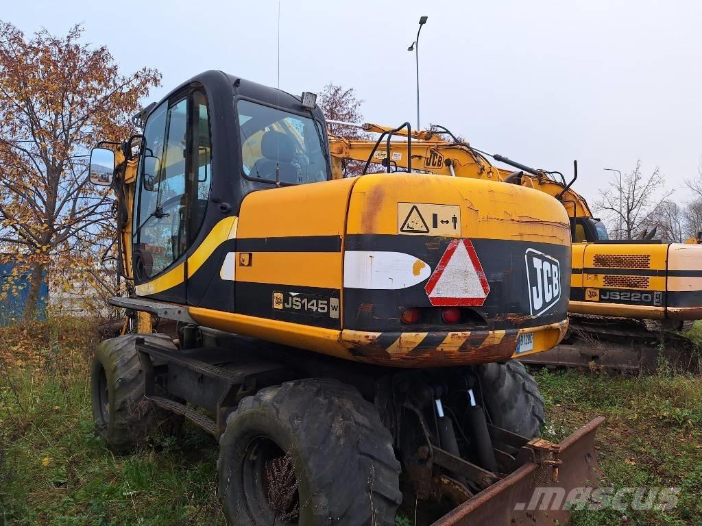 JCB JS 145 W Kolesové rýpadlá