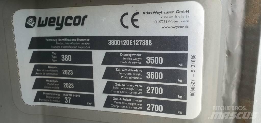 Weycor AR 380 Kolesové nakladače