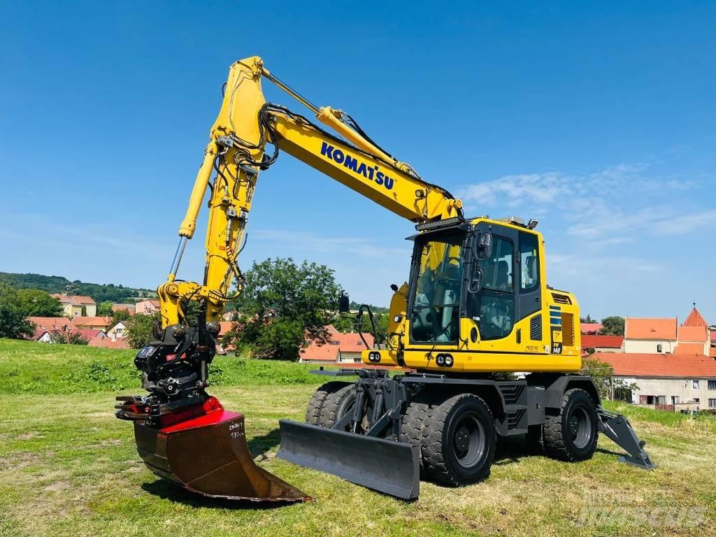 Komatsu PW 148-10 Kolesové rýpadlá