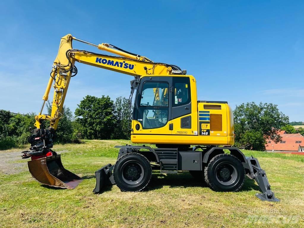Komatsu PW 148-10 Kolesové rýpadlá