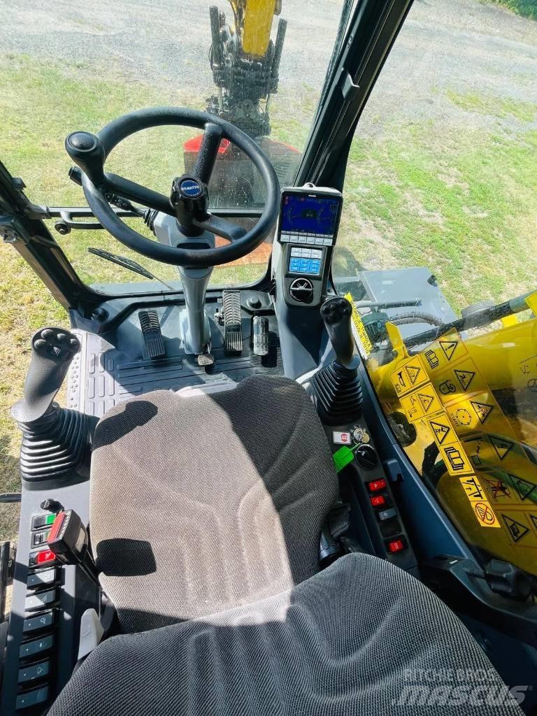 Komatsu PW 148-10 Kolesové rýpadlá