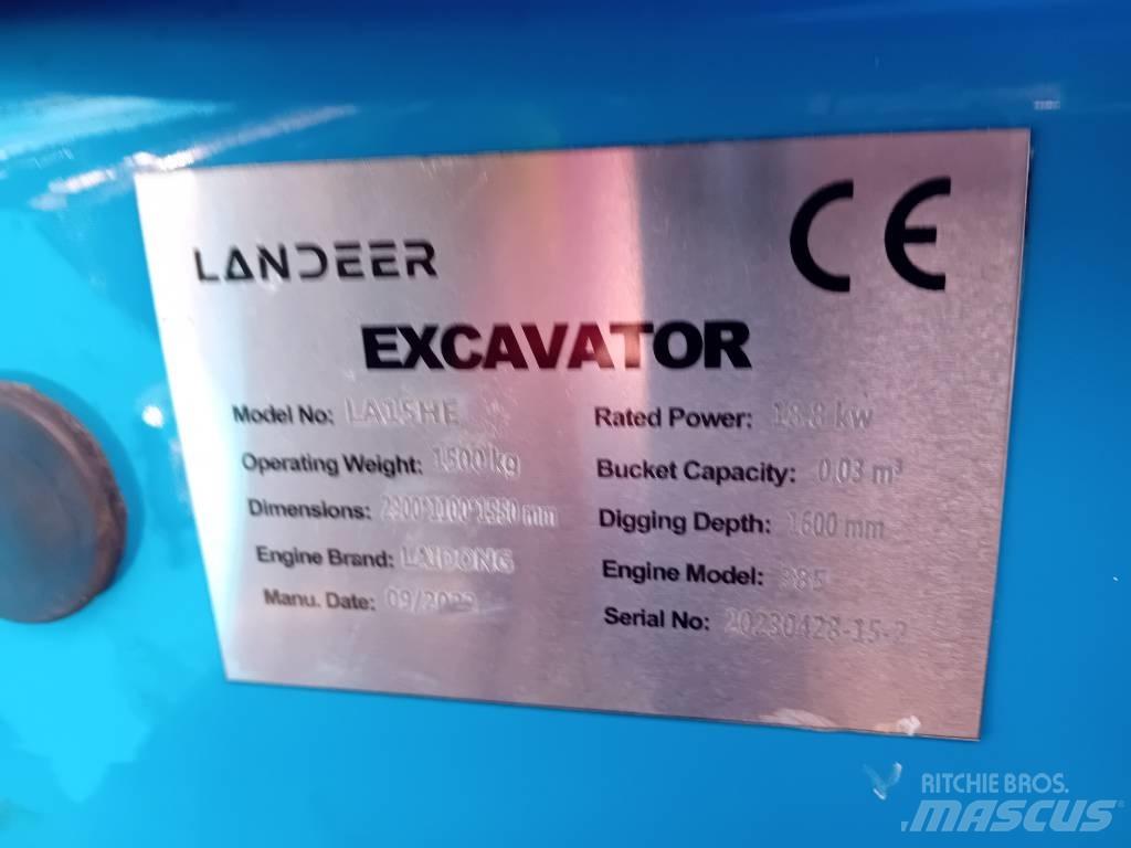  Landeer LA15HE Mini rýpadlá < 7t