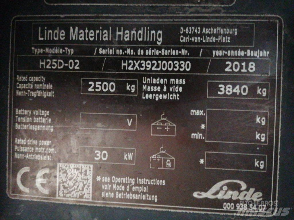 Linde H25D-02 Dieselové vozíky