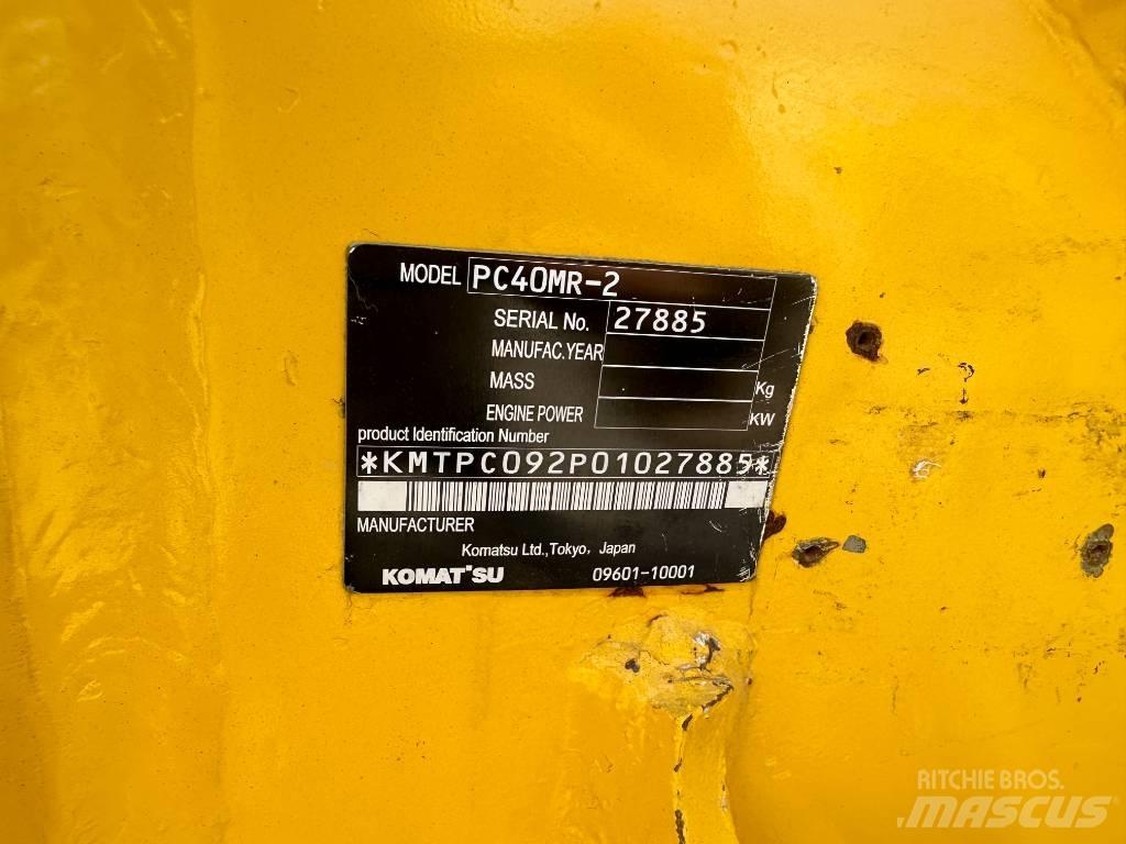 Komatsu PC 40 Mini rýpadlá < 7t