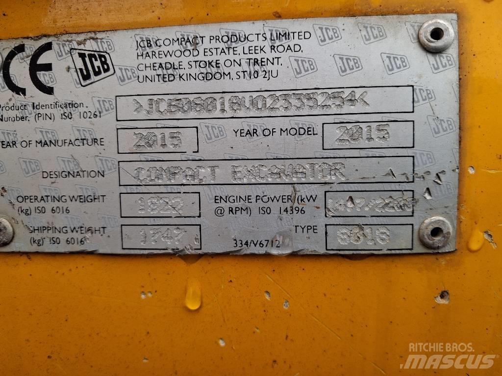 JCB 8018 CTS Mini rýpadlá < 7t