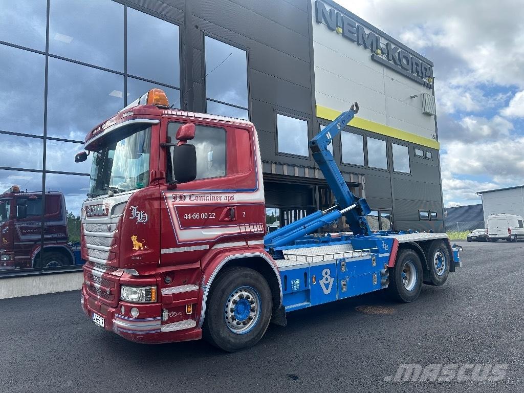 Scania R580 6x2*4 Hákový nosič kontajnerov