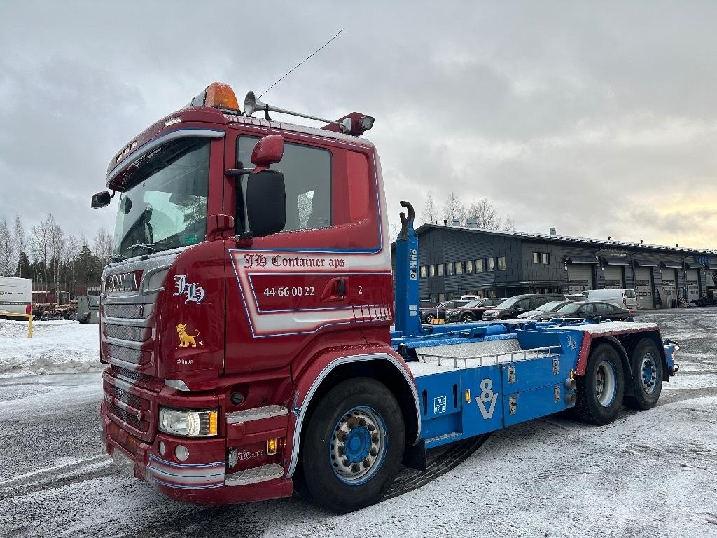 Scania R580 6x2*4 Hákový nosič kontajnerov