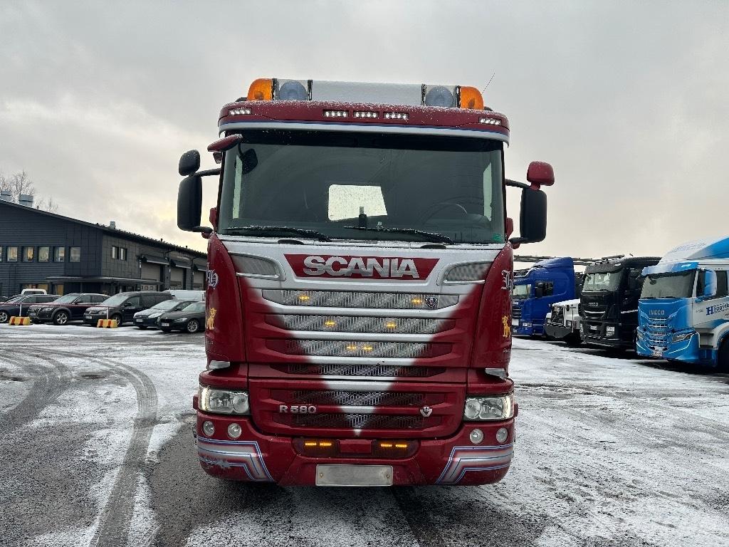 Scania R580 6x2*4 Hákový nosič kontajnerov