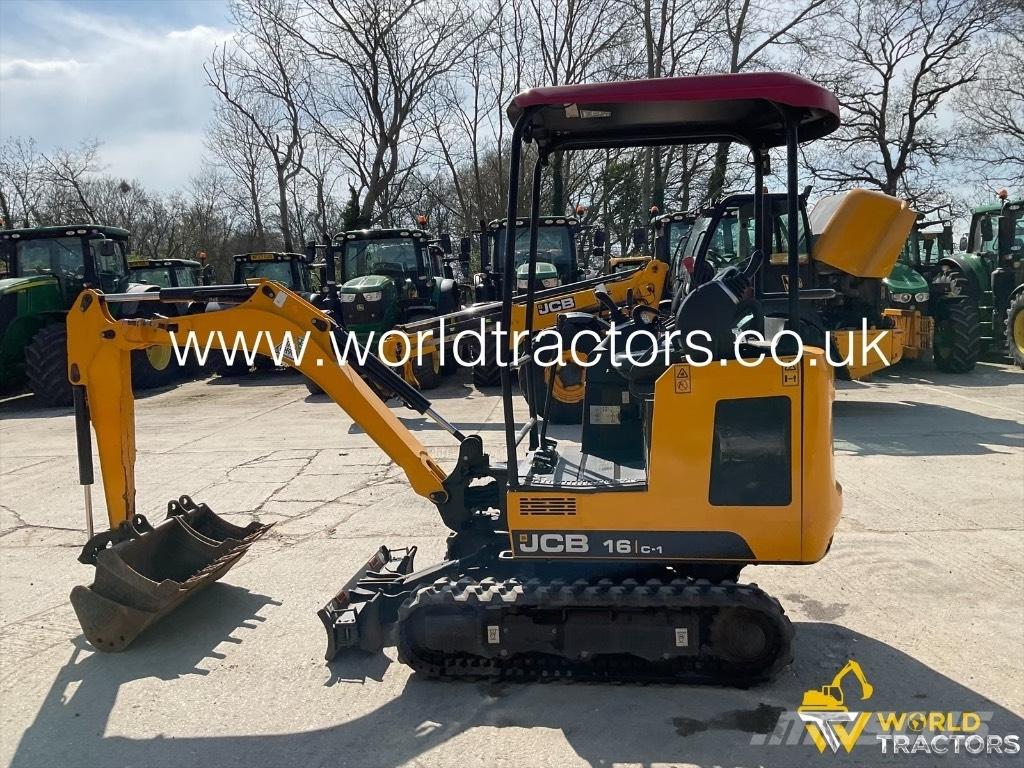 JCB 16 C-1 Mini rýpadlá < 7t
