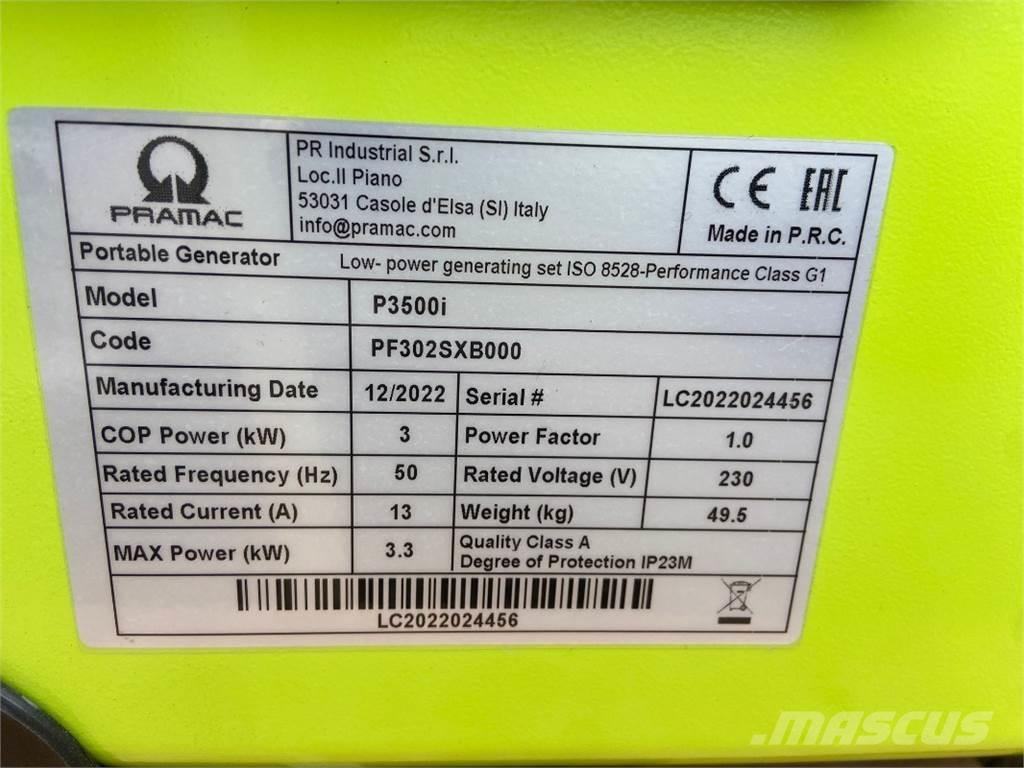 Pramac P3500i Ostatné generátory