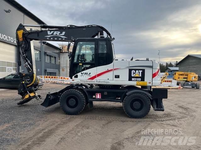 CAT 315D Kolesové rýpadlá